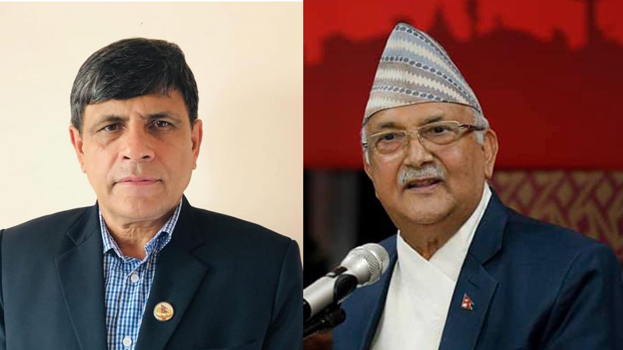 अध्यक्ष ओलीको प्रतिवेदनमाथि उपमहासचिव भुसालको तीन बुँदे फरक मत